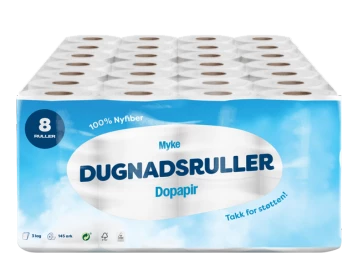 Dugnadsruller med Dugnadsiden - Dopapir